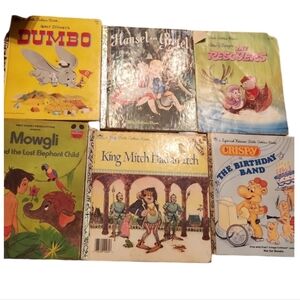 Vintage book lot of 6